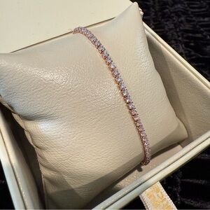 IceLink Mini Rose Gold Adjustable Tennis Bracelet